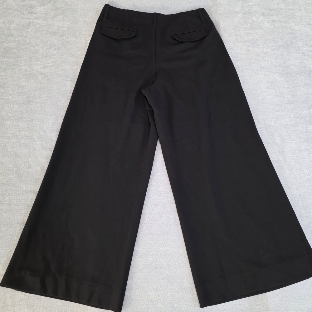 Rag & Bone Wide Leg Sofie Womens 29 Black High Rise Minimalist Career Pants